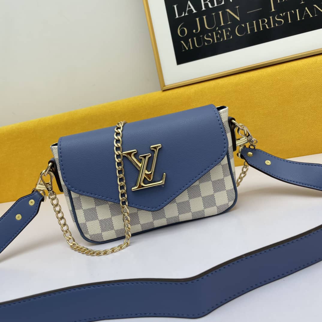 Louis Vuitton Blue and Gold – Zeefashions